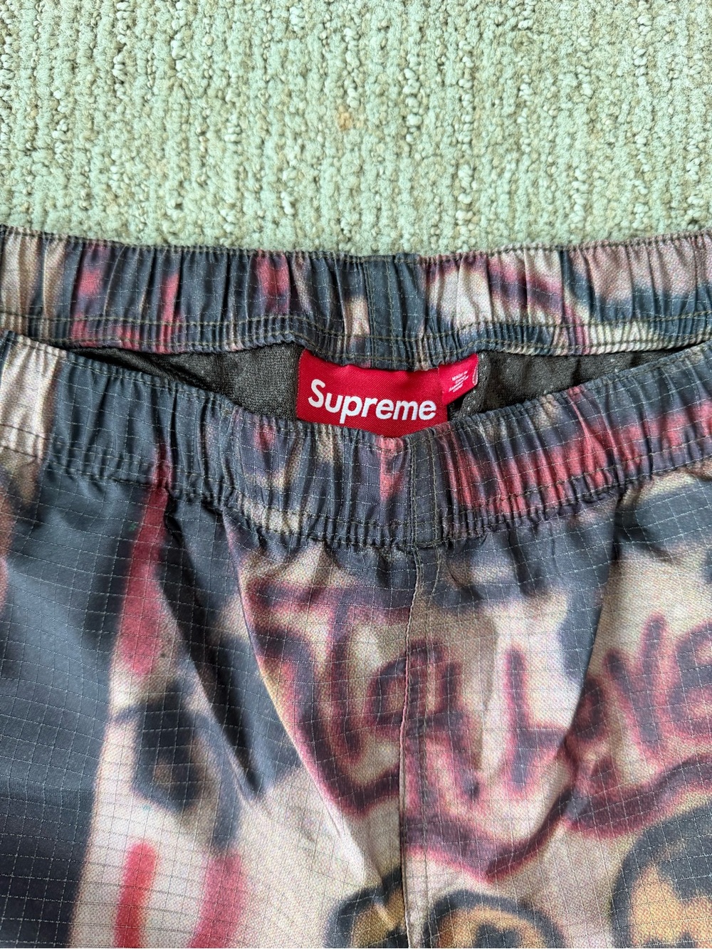Supreme Reflective Ripstop Track Pants, Multi-color - Picture 3 of 4